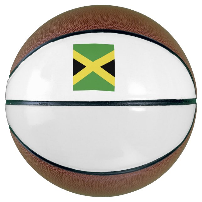Balón De Baloncesto El emblema de la bandera de Jamaica (Anverso)