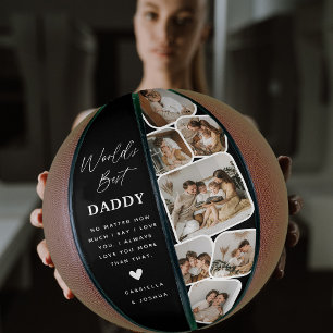 Balón De Baloncesto El mejor papá del mundo de la red multifotografía
