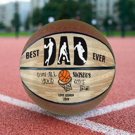 Balón De Baloncesto El mejor papá jamás desea hacerse realidad persona