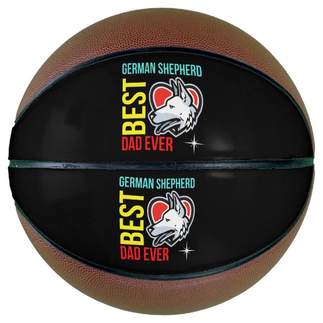 Balón De Baloncesto El mejor pastor alemán de la historia, el regalo d (Anverso)