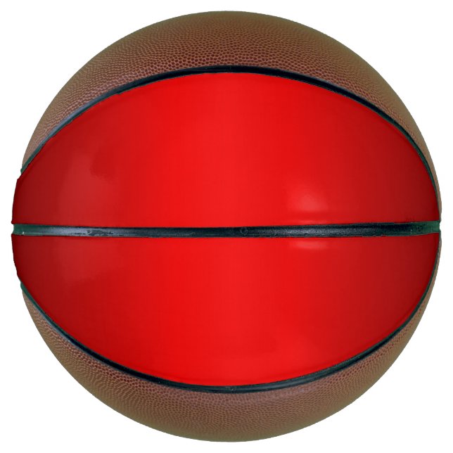 Balón De Baloncesto Elegante degradado rojo (Anverso)