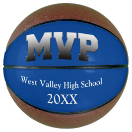 Balón De Baloncesto Equipo azul de MVP