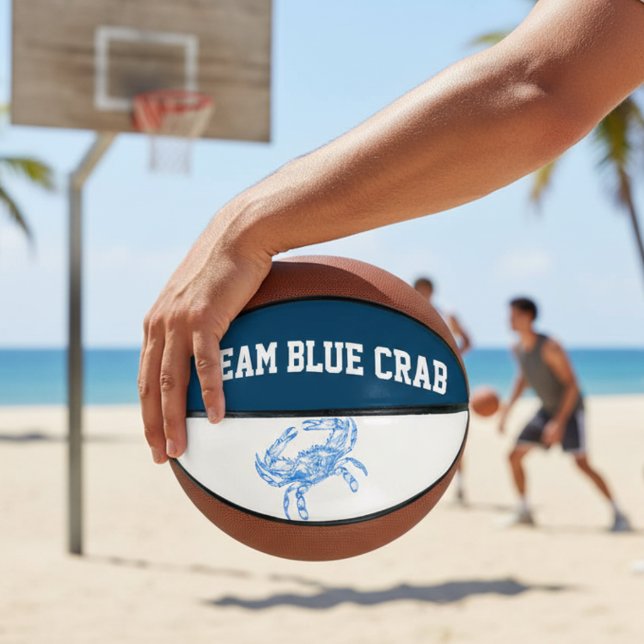 Balón De Baloncesto equipo cangrejo azul (Subido por el creador)