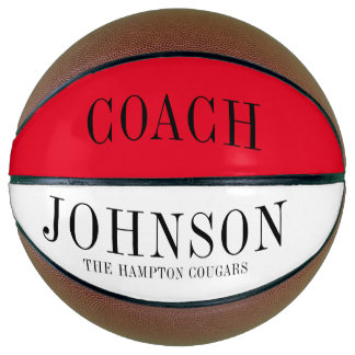 Balón De Baloncesto Equipo de entrenador personalizado