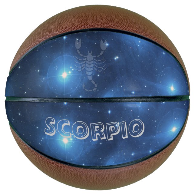 Balón De Baloncesto Escorpio transparente (Anverso)