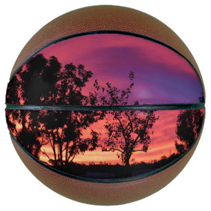 Balón De Baloncesto Espectacular amanecer