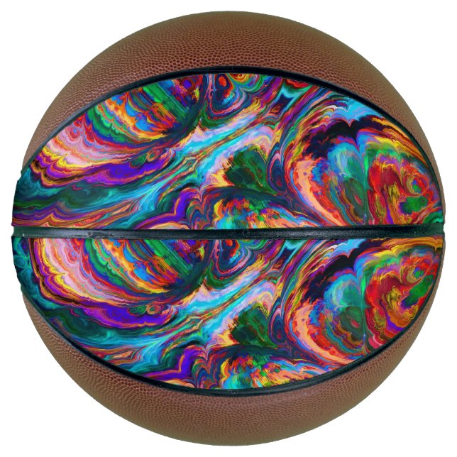 Balón De Baloncesto Esplandor moderno de pinturas (Anverso)