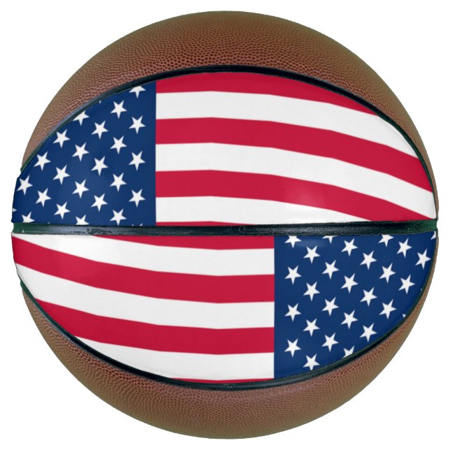 Balón De Baloncesto Estados Unidos de América Bandera de los Estados U (Anverso)