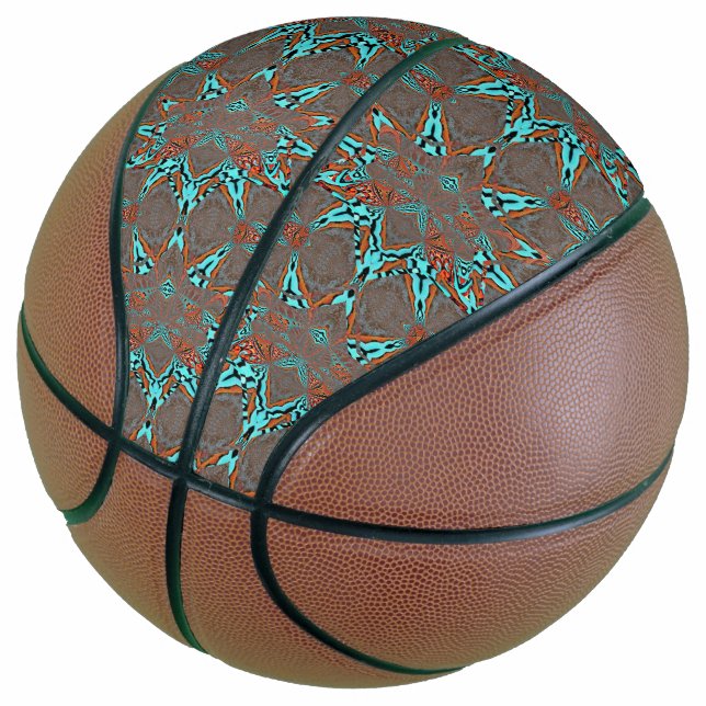 Balón De Baloncesto Estrella fractal de la complejidad (Angular)