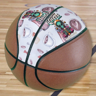 Balón De Baloncesto Extraterrestre Aquí por el Café