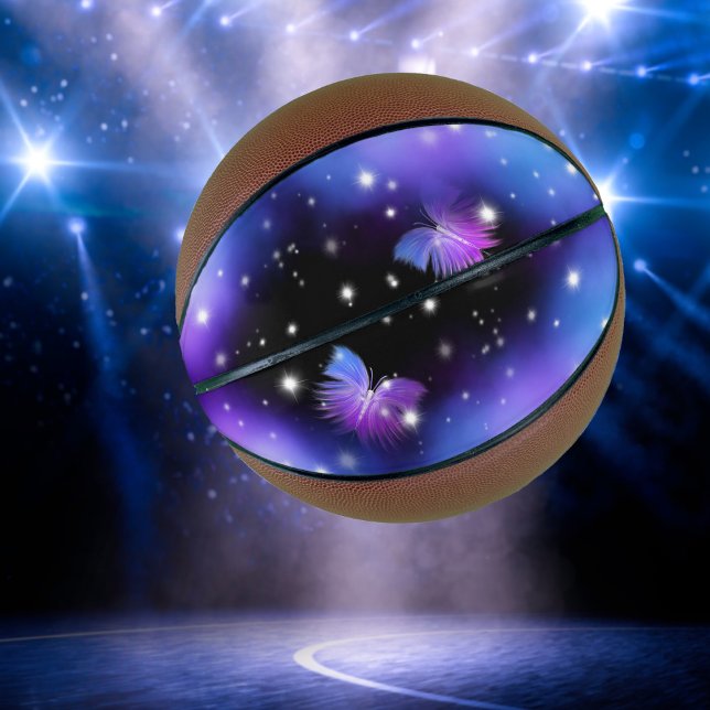 Balón De Baloncesto Fantasía Espacial Mariposas Cosmógenas (Subido por el creador)