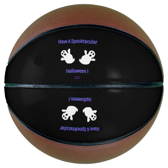 Balón De Baloncesto Fantasma Spooktacular Baloncesto (Anverso)