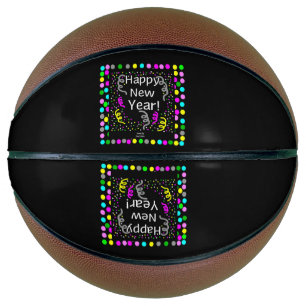 Balón De Baloncesto Feliz Año Nuevo Básquetbol