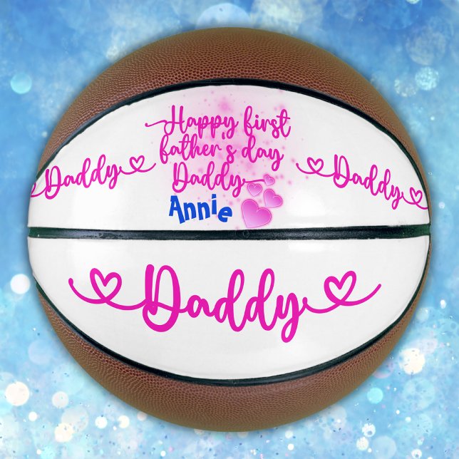 Balón De Baloncesto Feliz Día del Padre Papá | (Subido por el creador)