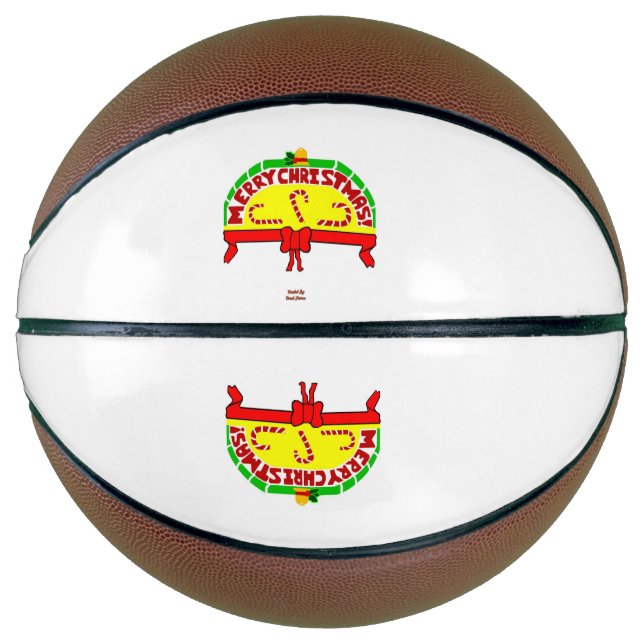 Balón De Baloncesto Festividades de Navidad Baloncesto (Anverso)