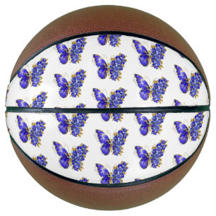 Balón De Baloncesto Flower Sapphire Butterfly