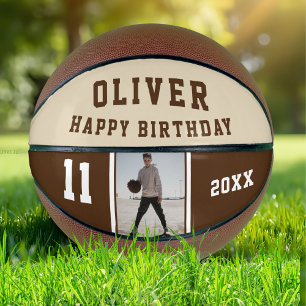 Balón De Baloncesto Foto de Baloncesto de Cumpleaños Feliz Moderna