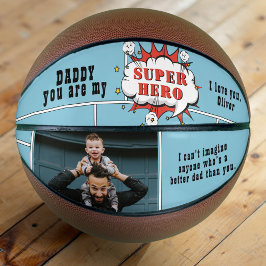 Balón De Baloncesto Foto de burbuja del discurso cómico del superhéroe