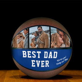 Balón De Baloncesto Foto del mejor Personalizado de papá