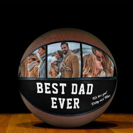 Balón De Baloncesto Foto del mejor Personalizado de papá