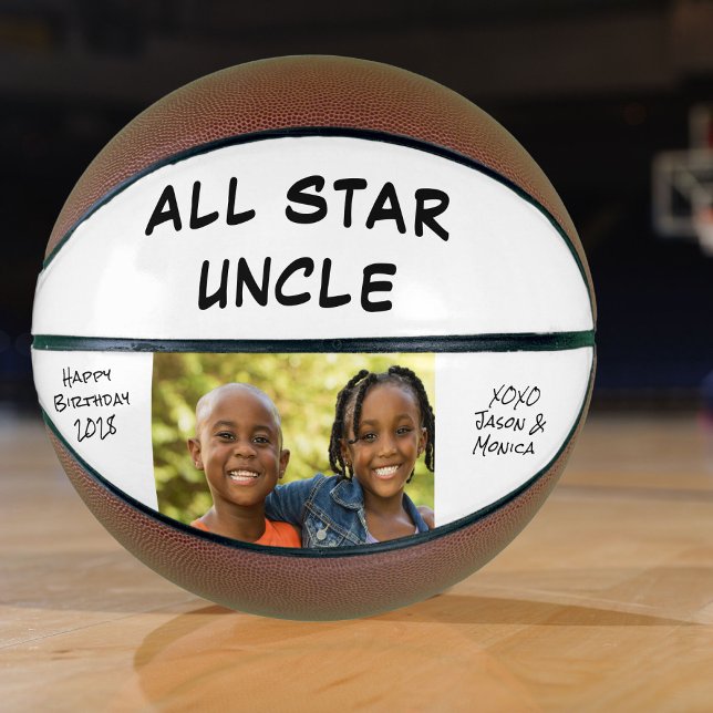 Balón De Baloncesto Foto personalizada del tío (Subido por el creador)