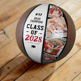 Balón De Baloncesto Foto personalizado de Graduación Senior