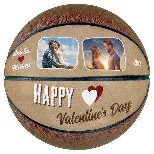 Balón De Baloncesto Fotos de Rustic Happy Valentine Day 2