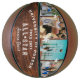Balón De Baloncesto Fotos del Collage del jugador personalizado All St (Vertical)