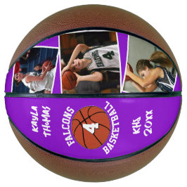 Balón De Baloncesto Fotos del jugador personalizado Nombre del equipo 