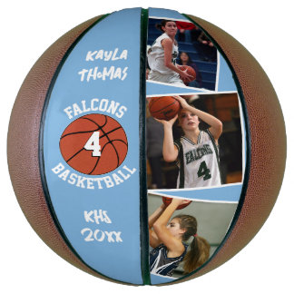 Balón De Baloncesto Fotos del jugador personalizado Nombre del equipo 