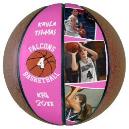 Balón De Baloncesto Fotos del jugador personalizado Nombre del equipo 