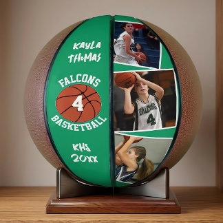 Balón De Baloncesto Fotos del jugador personalizado Nombre del equipo 