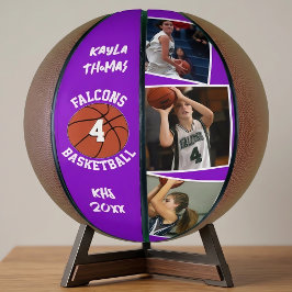 Balón De Baloncesto Fotos del jugador personalizado Nombre del equipo 
