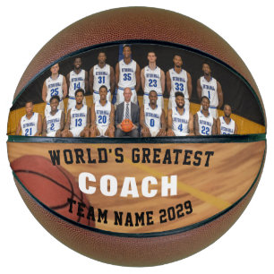 Balón De Baloncesto Fotos personalizadas de básquetbol para entrenador