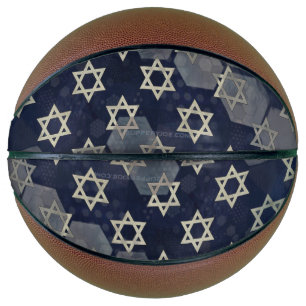 Balón De Baloncesto Fuerte vibración de Hanukkah de SlipperyJoe's estr