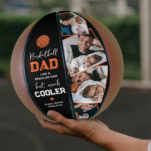 Balón De Baloncesto Funny Dad 4 Photo Keepsake (Subido por el creador)