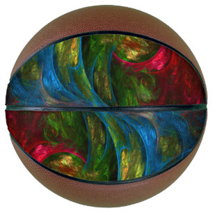 Balón De Baloncesto Génesis Arte abstracto azul