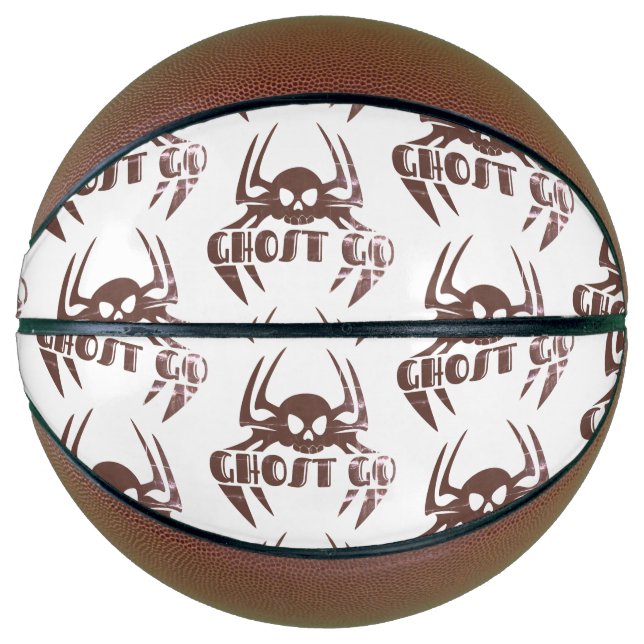 Balón De Baloncesto Ghost Go Spooky Season (Anverso)