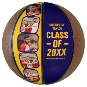 Balón De Baloncesto Graduación personalizada Clase de foto y texto