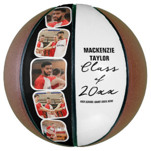 Balón De Baloncesto Graduación personalizada Clase de foto y texto