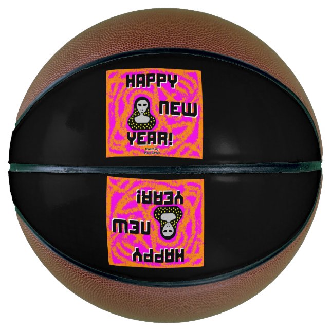 Balón De Baloncesto Griys New Year Wiers Baloncesto (Anverso)