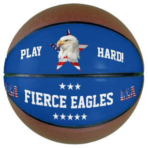 Balón De Baloncesto Guay Bald Eagle, La Bandera Estadounidense, Estrel