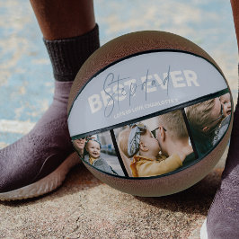 Balón De Baloncesto Guay Happy Fathers Day Stepdad 3 Collage de fotos