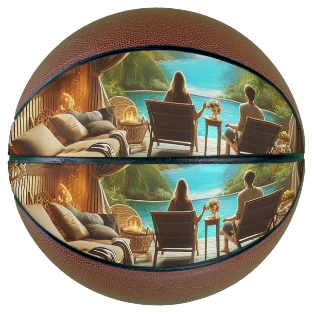 Balón De Baloncesto Haga clic en el Personalizar (Anverso)