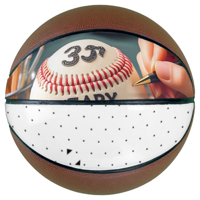 Balón De Baloncesto Haga clic en el Personalizar (Anverso)