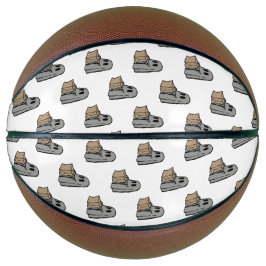 Balón De Baloncesto Halloween, Fantasma Gris Lindo, Truco o Trato, Buu