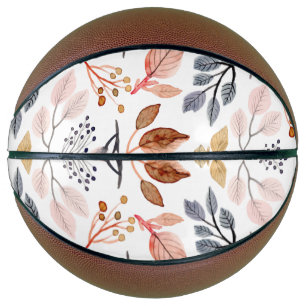 Balón De Baloncesto hojas de árbol