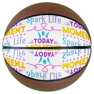 Balón De Baloncesto Hoy, momento, vida de chispa