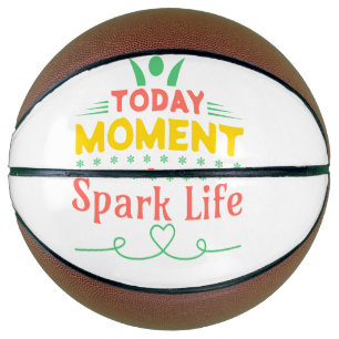 Balón De Baloncesto Hoy, momento, vida de chispa
