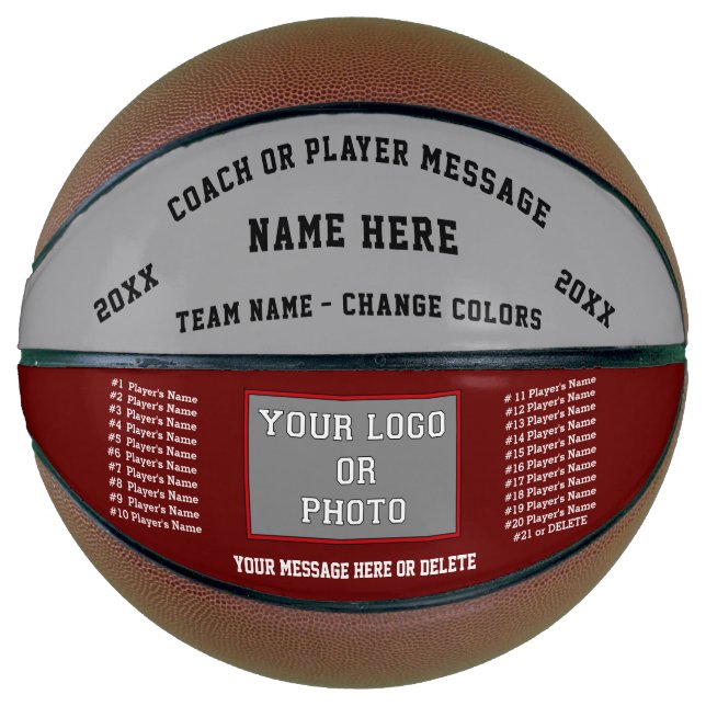 Balón De Baloncesto Ideas de regalo nocturno para el baloncesto (Anverso)